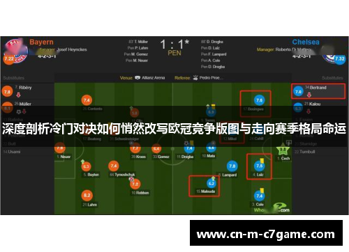 深度剖析冷门对决如何悄然改写欧冠竞争版图与走向赛季格局命运